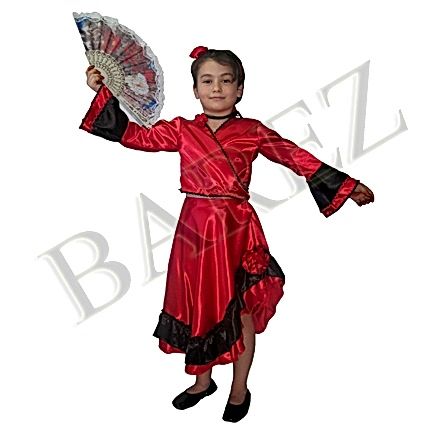 İspanyol Kız Kostümü
